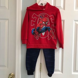 Spider-Man hoodie and pants set